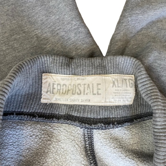 Aeropostale Men’s XL Gray Sweat Shorts Draw String - Picture 7 of 7